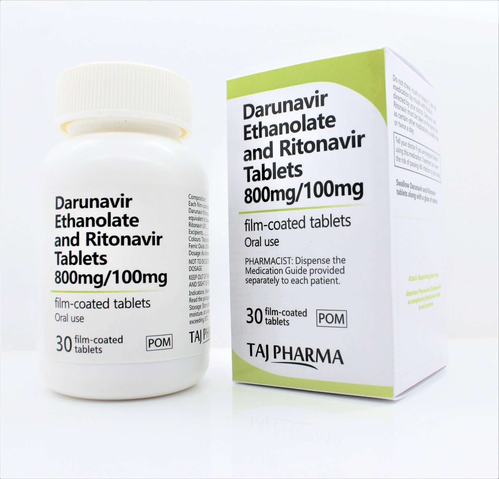 Darunavir Ethanolate & Ritonavir Tablets (800mg+100mg) Manufacturer from Mumbai