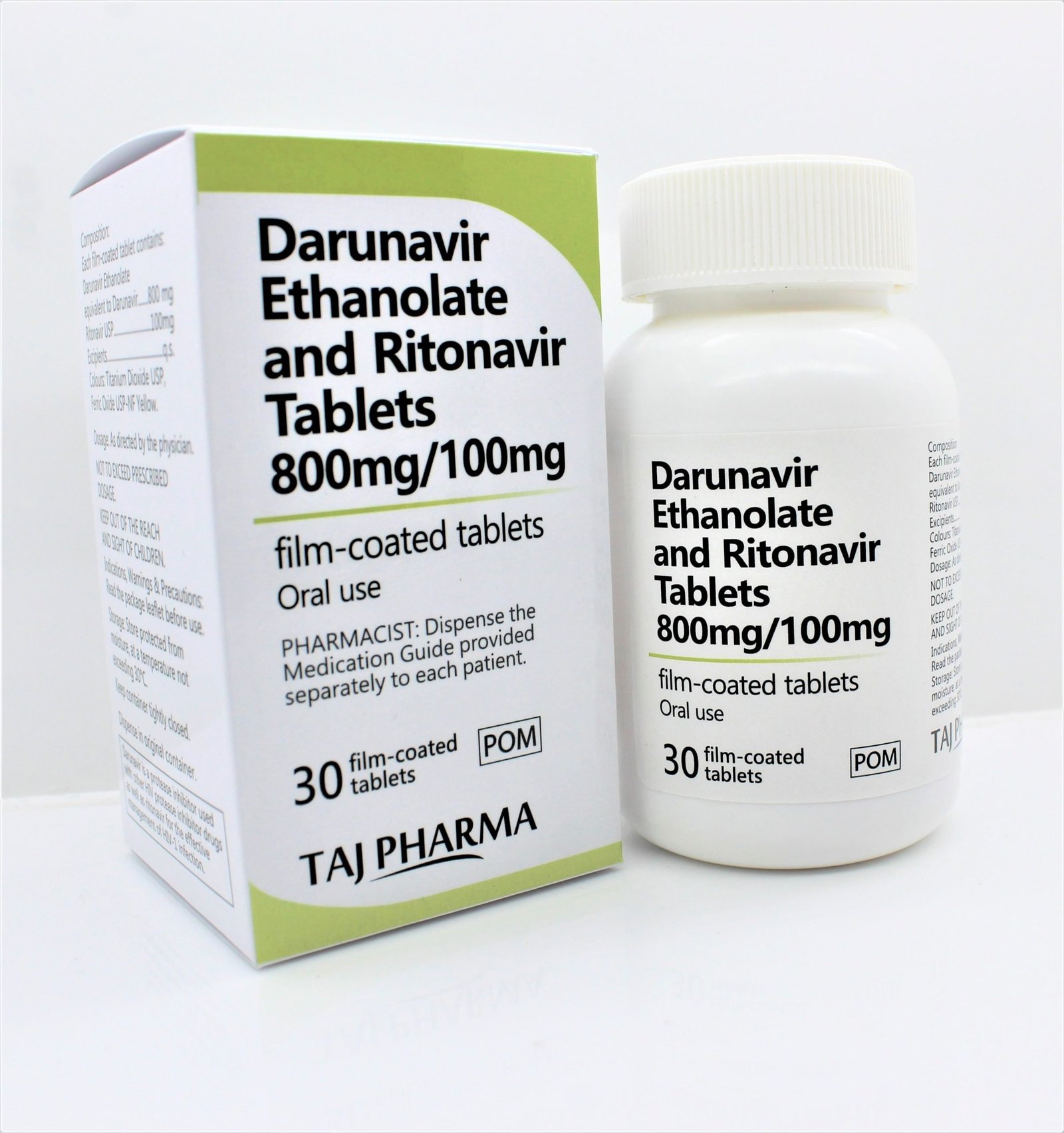 Darunavir Ethanolate & Ritonavir Tablets (800mg+100mg) Manufacturer PAN India