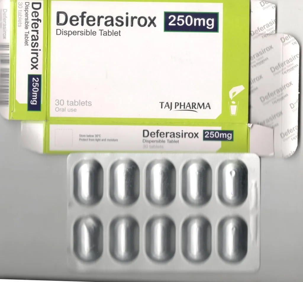 Deferasirox 250 Mg Dispersible Tablet Iron Chelating Agents