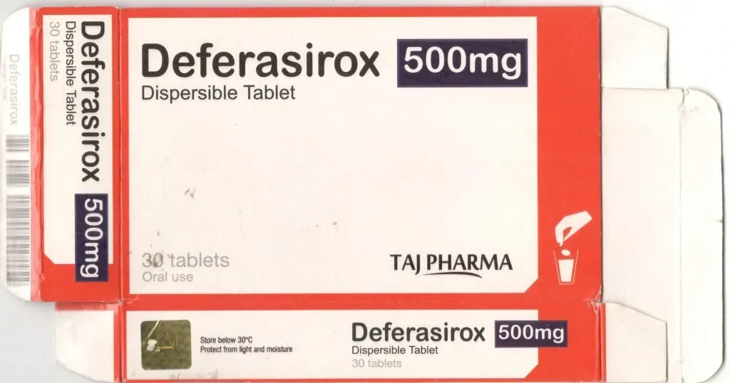 Deferasirox 500 Mg Dispersible Tablet Iron Chelating Agents