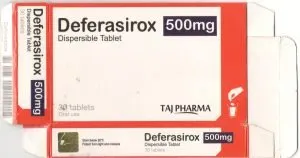 Deferasirox 500 Mg Dispersible Tablet Iron Chelating Agents