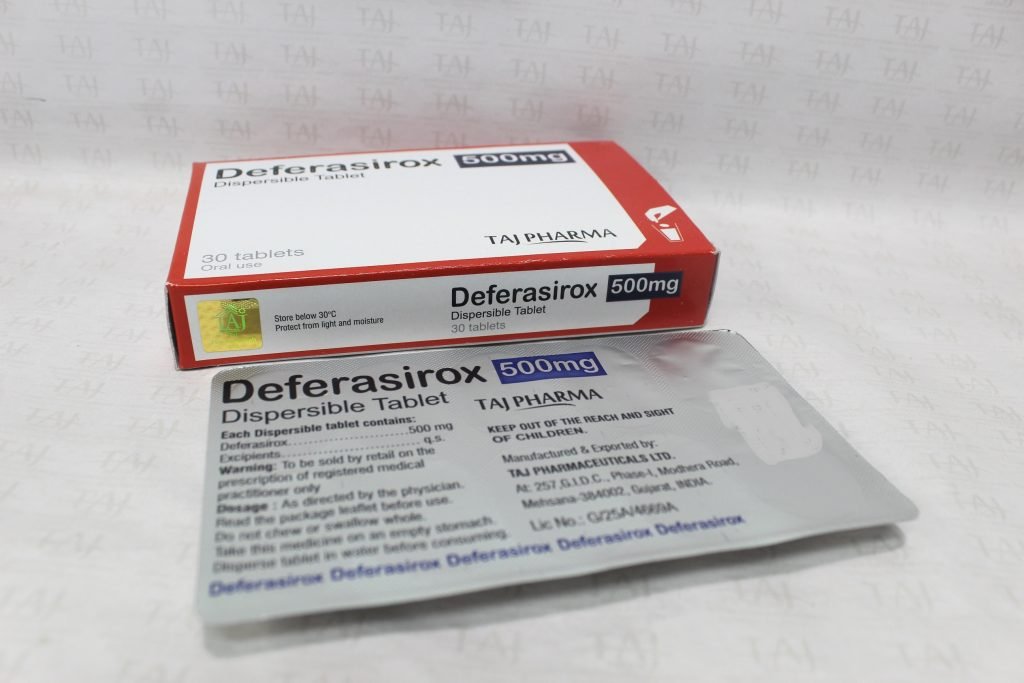 Deferasirox Dispersible Tablets 500mg Taj Pharmaceuticals India Mumbai