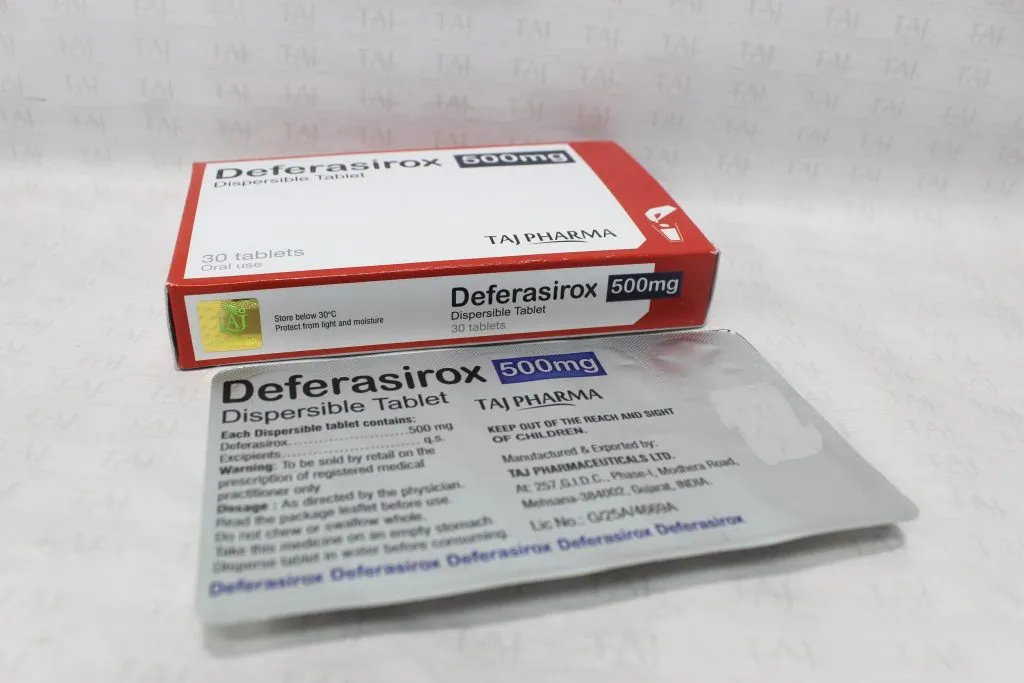 Deferasirox Dispersible Tablets 500mg Taj Pharmaceuticals India Mumbai