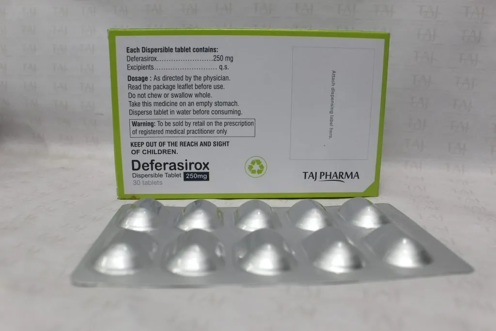 Deferasirox Tablets 250mg Taj Pharma