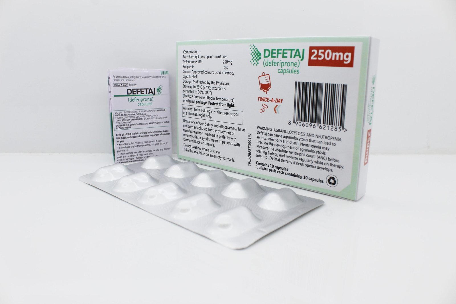 Third Party Deferiprone Capsules 250mg Manufacturer Suppliers in India