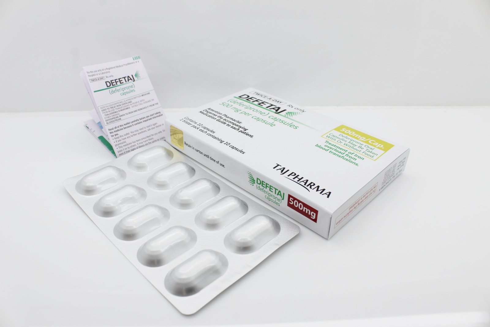 Deferiprone Capsules 500mg at Best Price in Mumbai Maharashtra Taj Pharma