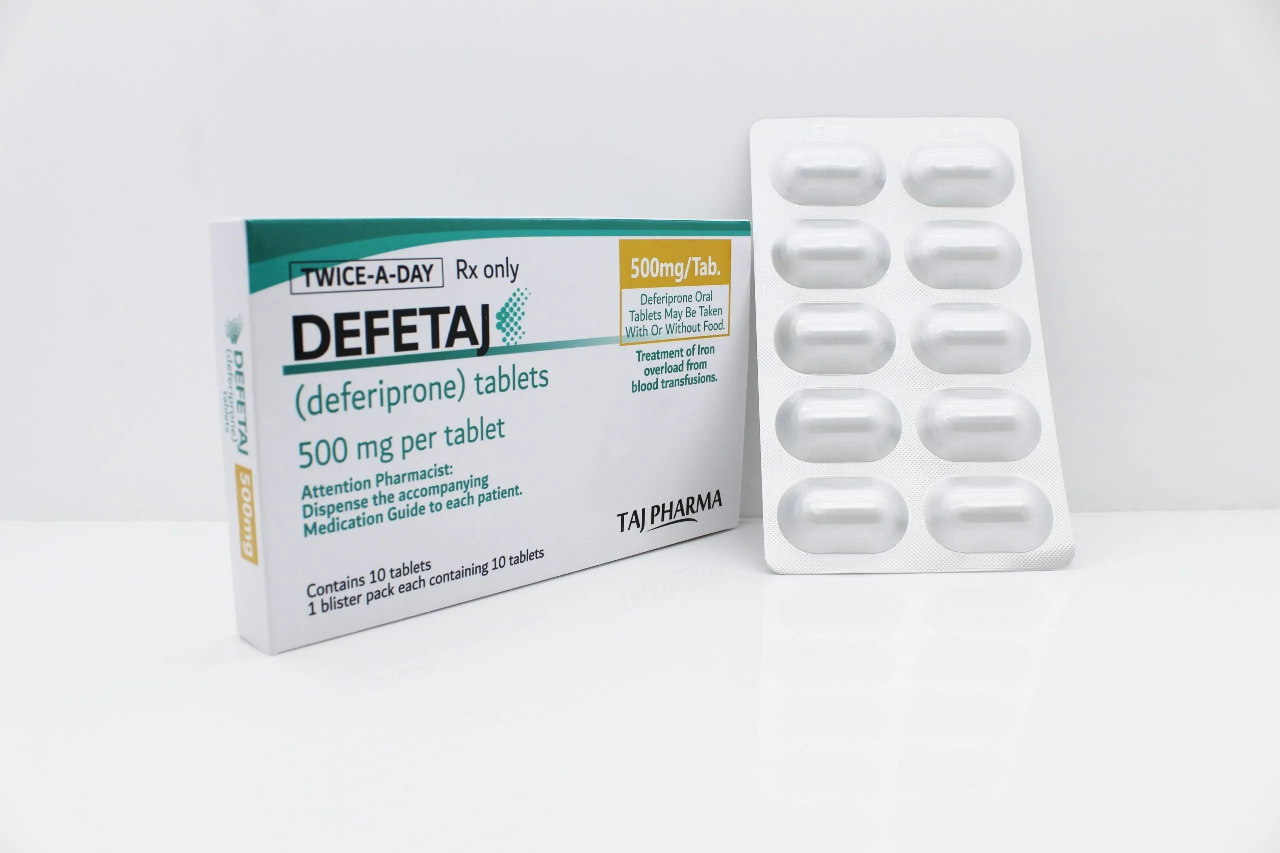 Deferiprone Tablets 500mg at Best Price in Mumbai Maharashtra Taj Pharma