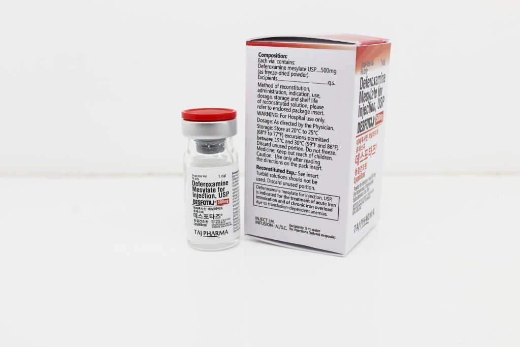 Deferoxamine Injection 500mg Manufacturer Suppliers in India