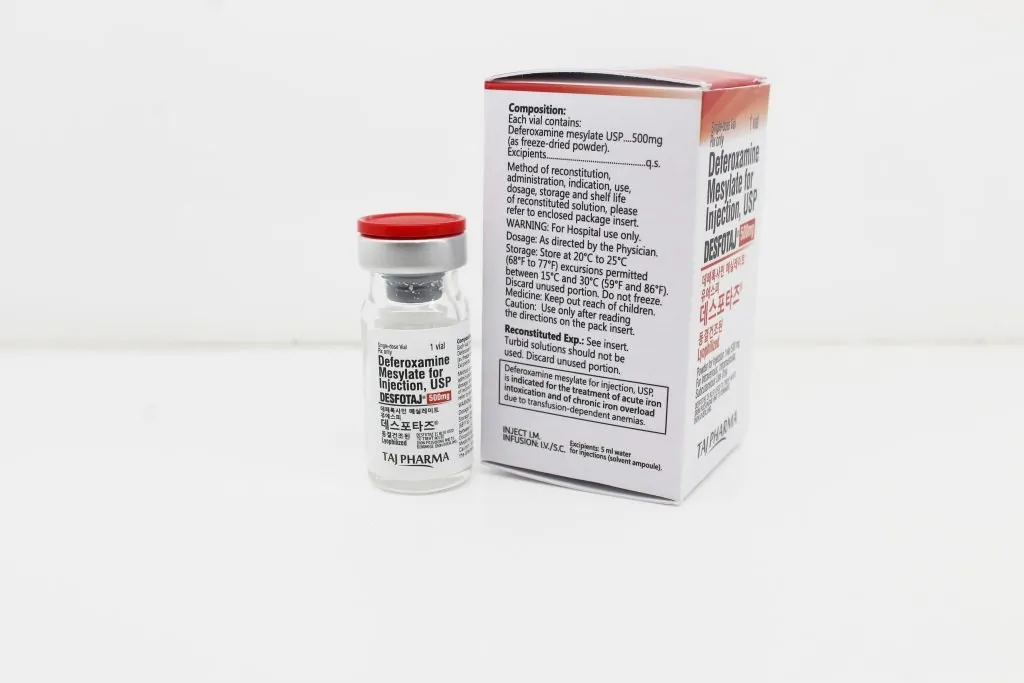 Deferoxamine Injection 500mg Manufacturer Suppliers in India