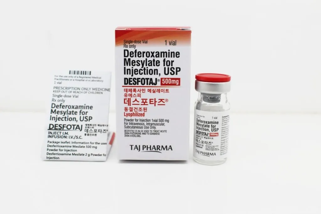 Deferoxamine Injection 500mg PAN India Manufacturer