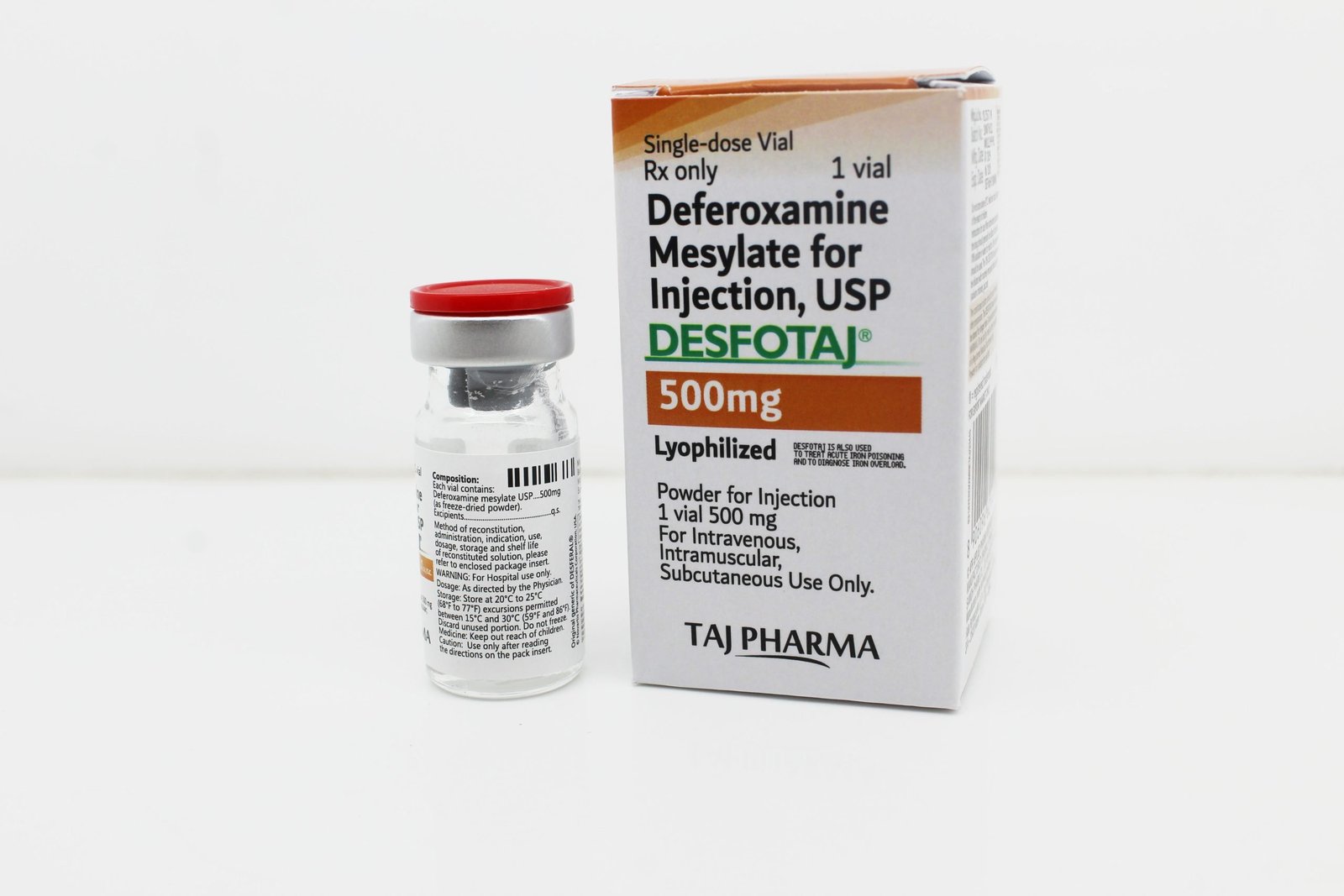 Deferoxamine Mesylate for Injection 500mg Manufacturer Suppliers in India