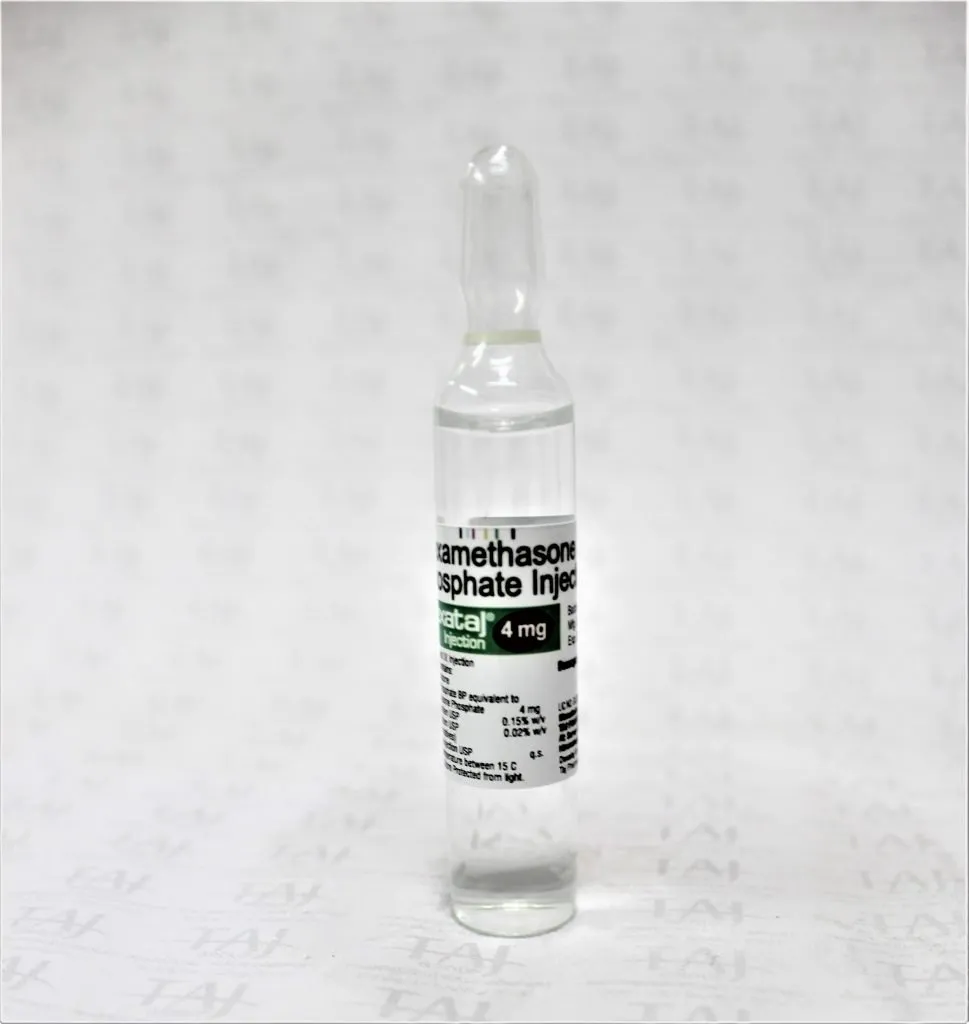 Dexamethasone Sodium Phosphate Injection, USP 4 mg/mL manufacturer in india, Dexamethasone Sodium Phosphate Injection, USP 4 mg/mL suppliers in India, Dexamethasone Sodium Phosphate Injection, USP 4 mg/mL exporters in India, Dexamethasone Sodium Phosphate Injection, USP 4 mg/mL manufacturer from India, Dexamethasone Sodium Phosphate Injection, USP 4 mg/mL suppliers, Dexamethasone Sodium Phosphate Injection, USP 4 mg/mL dealers & Dexamethasone Sodium Phosphate Injection