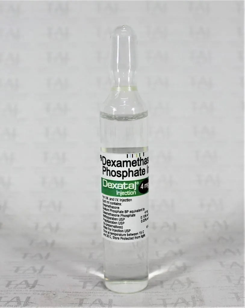 Sharing the safest methods and providing the safest product to the customer and client is our first purity and duty as well. Taj Pharma’s keen focus that we provide safety to consume Dexamethasone Sodium Phosphate Injection, USP 4 mg/mL to our customer along with that we also take care of our workers and all the professionals who are implementing the tasks of manufacturing these injections. Taj Pharmaceuticals