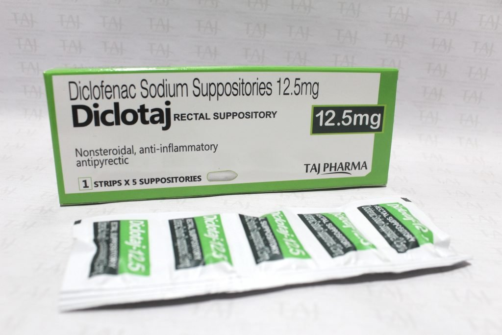 Diclofenac Sodium Suppositories 12.5 mg Taj Pharma