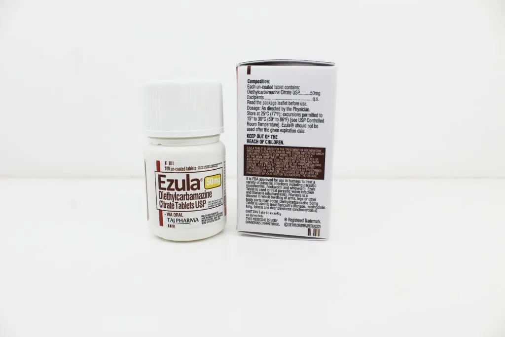 Diethylcarbamazine 50mg Tablets Manufacturer from Mumbai