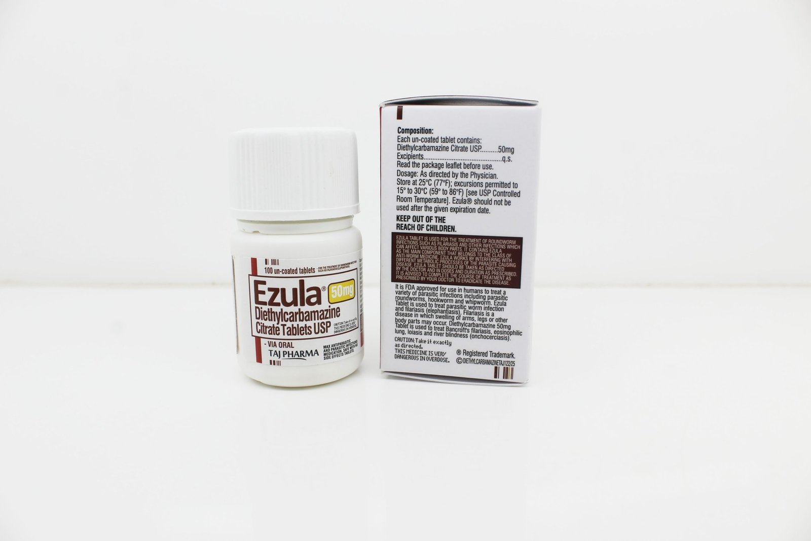 Diethylcarbamazine 50mg Tablets Manufacturer from Mumbai
