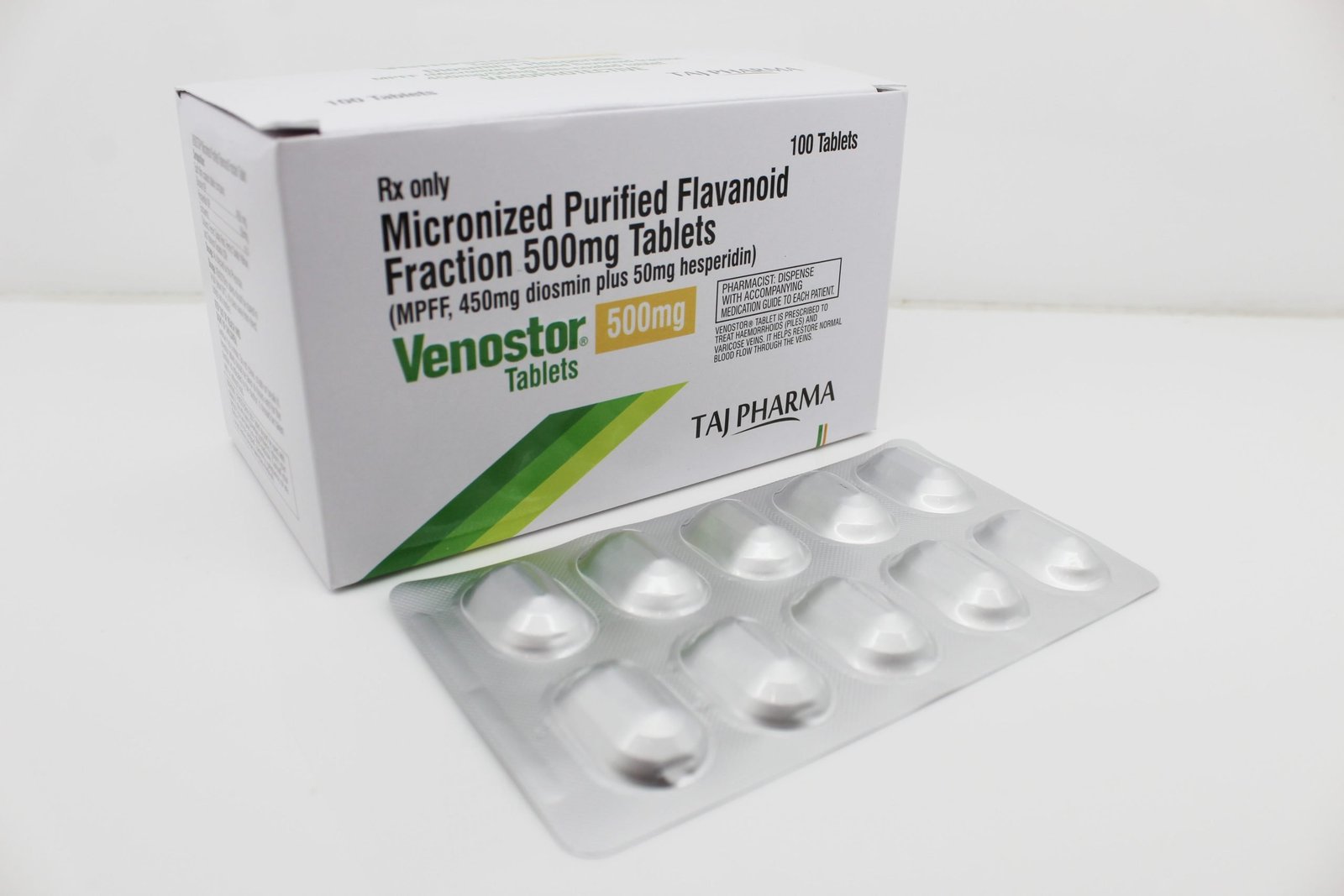 Diosmin 450mg and hesperidin 50mg Tablets Manufacturer from Mumbai