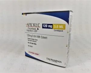 Taj Pharmaceuticals, one of the leading Docetaxel injection USP 120mg/3ml Manufacturers India brings the best-quality products. The company carries the rich experience in the niche manufacturing of Docetaxel injection USP 120mg/3ml.