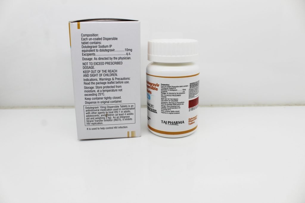 Dolutegravir Dispersible Tablets 10mg Manufacturer Suppliers in India
