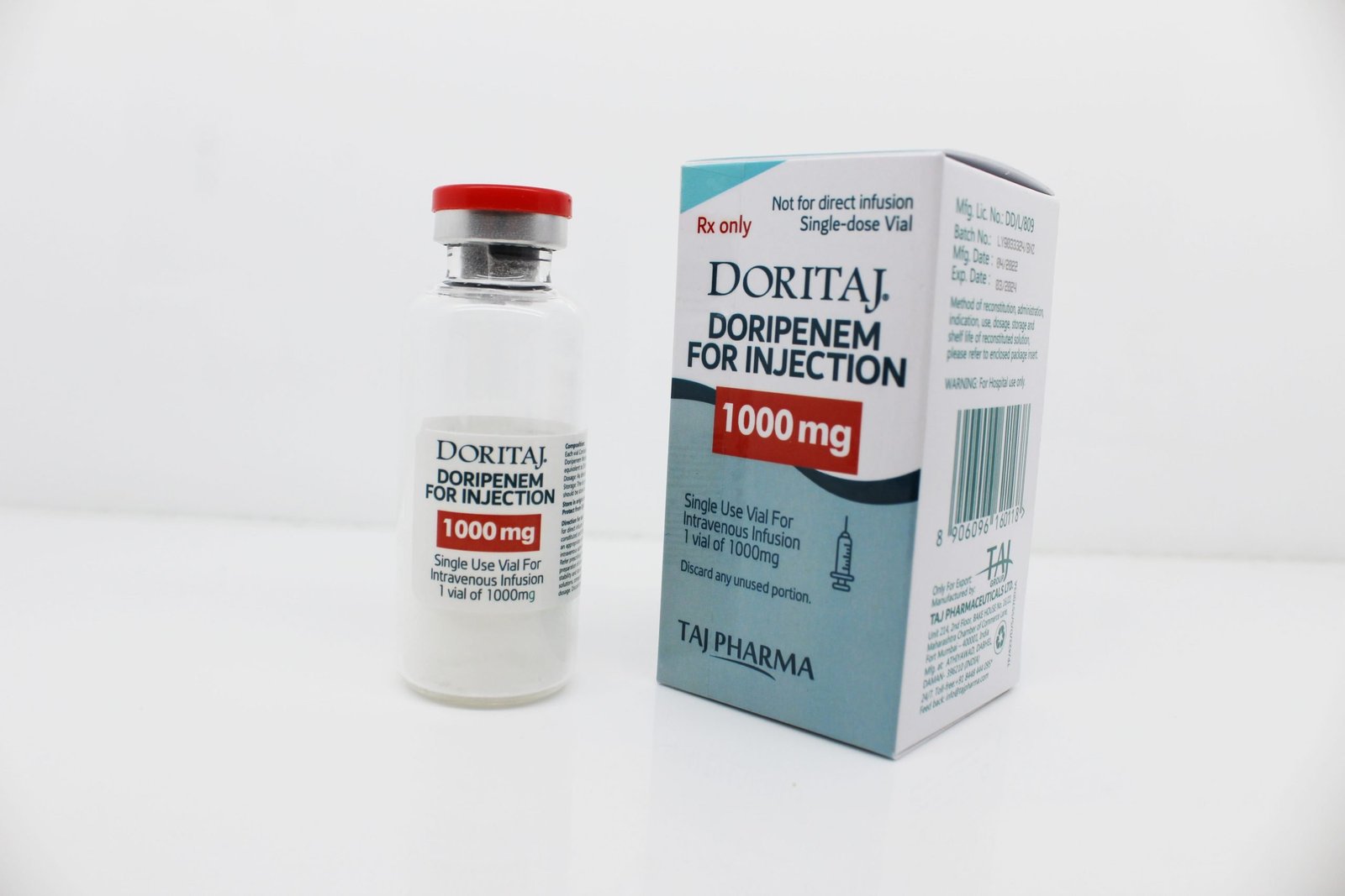 Doripenem for Injection 1000mg Manufacturer Supplier in all India