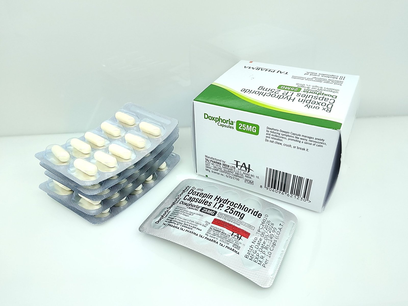 Doxepin Hydrochloride Capsules Manufacturer & Supplier