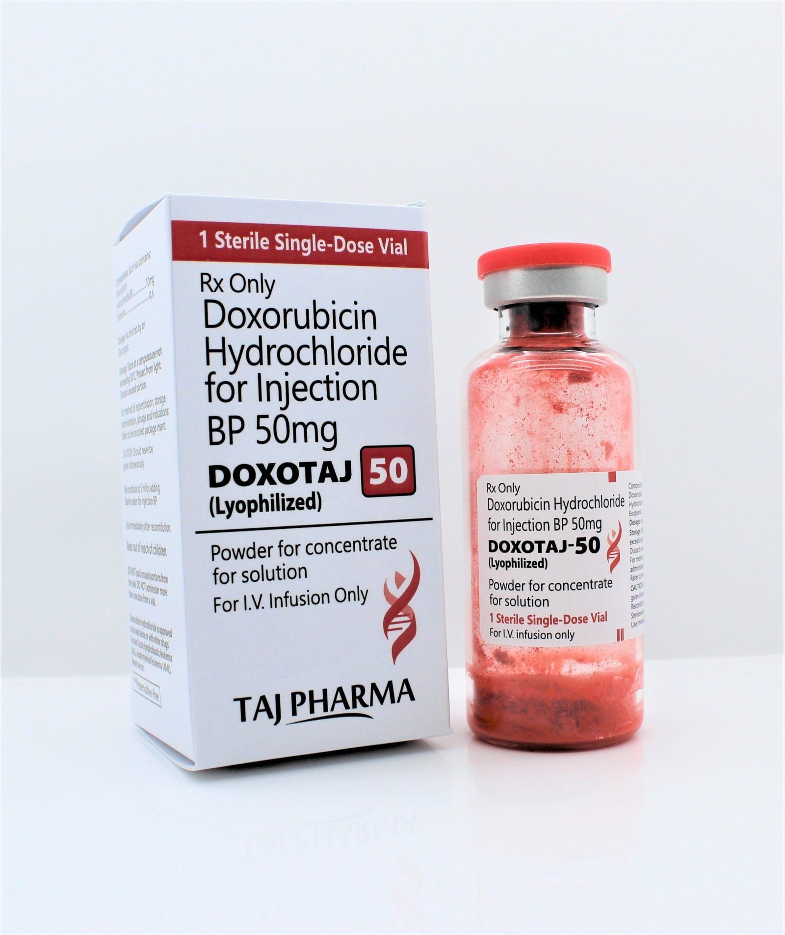 Taj Pharma India is one of the prominent Doxorubicin Injection Suppliers, Exporter & Manufacturers in PAN India. FDA & GMP Approved Contract Manufacturers.