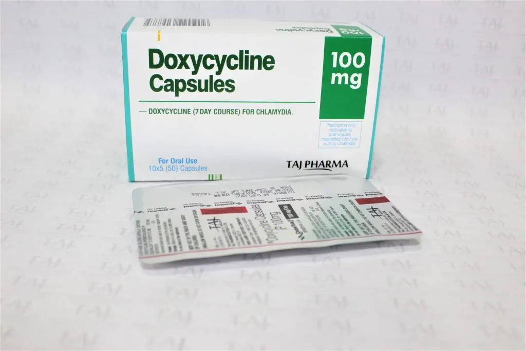 Doxycycline 100mg Capsules manufacturers & Doxycycline 100mg Capsules suppliers in India. Taj Pharmaceuticals, the well-known Doxycycline 100mg Capsules manufacturer in India gives the assurance of high-quality