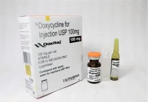 Doxycycline For Injection USP 100mg (Doxitaj) Manufacturer in India gives the assurance of high-quality and purity. The company carries the rich experience in the niche manufacturing of Doxycycline For Injection USP 100mg (Doxitaj). Taj Pharmaceuticals is reputed manufacturer and Doxycycline For Injection USP 100mg (Doxitaj) suppliers in India.