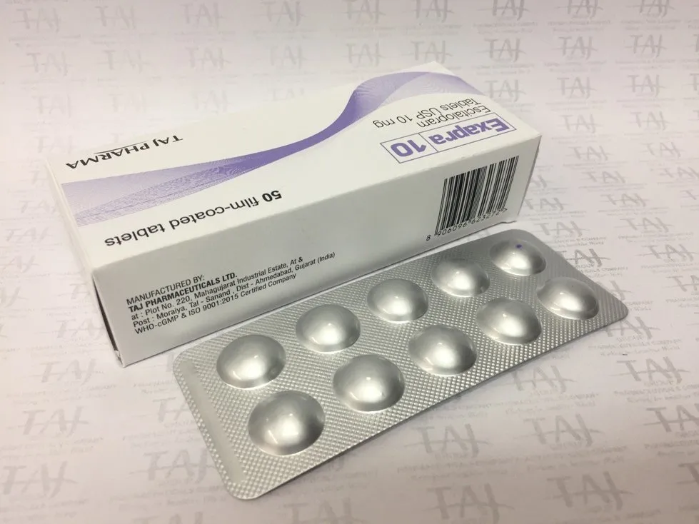 ESCITALOPRAM TABLETS USP 10 MG (EXAPRA 10MG) TABLETS USP
