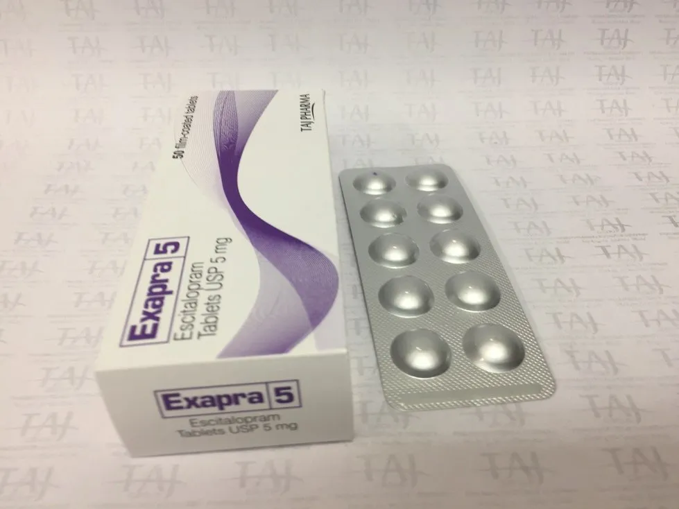 ESCITALOPRAM TABLETS USP 5 MG (EXAPRA 5MG ) USP TABLETS-Taj -Pharma