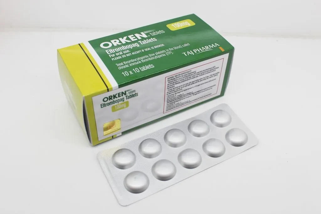 Eltrombopag 100mg Tablet Manufacturer India
