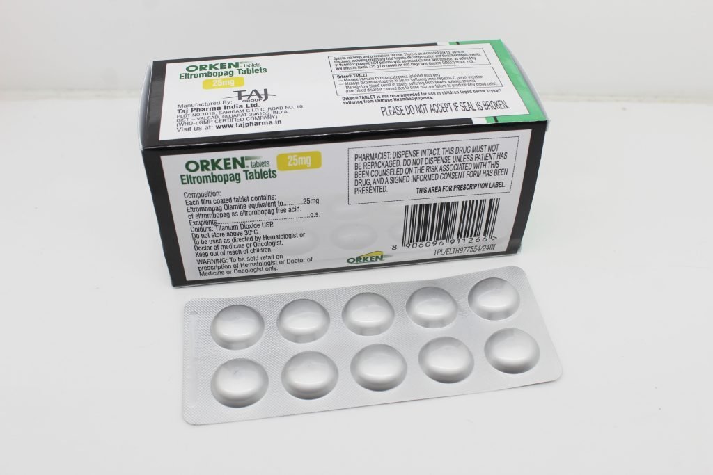 Eltrombopag 25mg Tablet GMP Approved