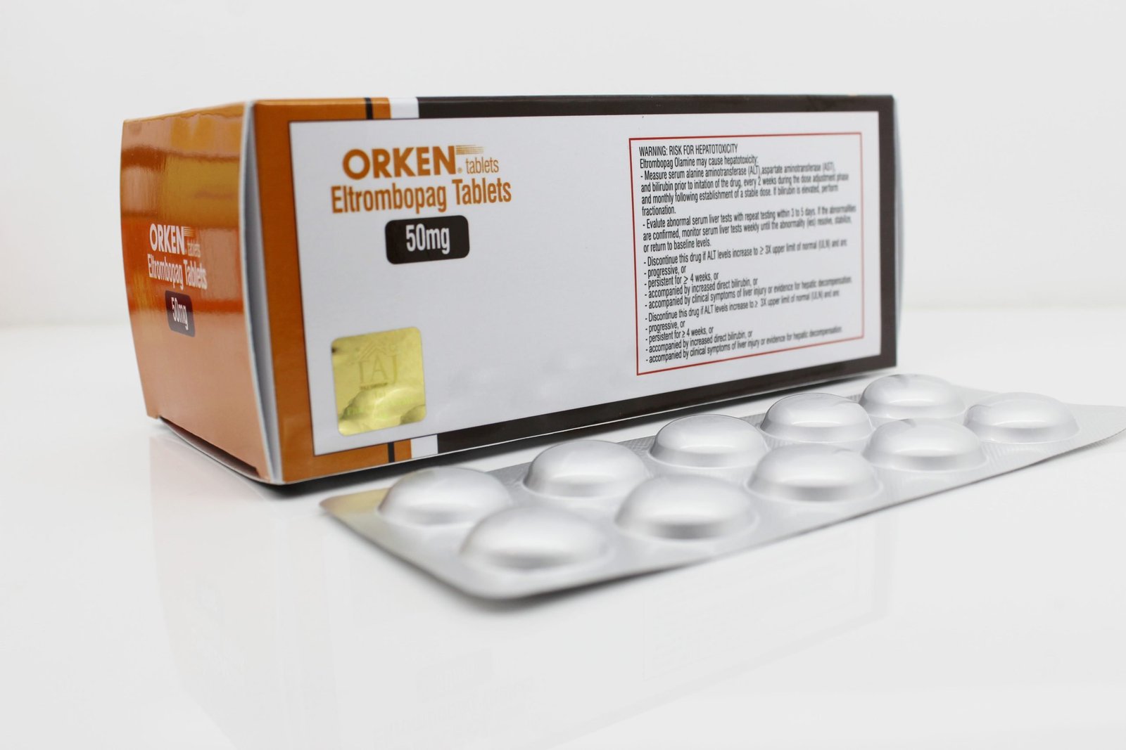 Eltrombopag 50mg Tablet Manufacturer India