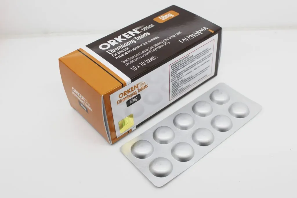 Eltrombopag 50mg Tablet Suppliers India