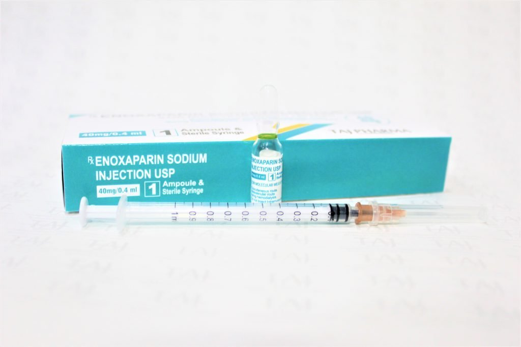 Enoxaparin Sodium Injection USP 40mg WHO-GMP Certified
