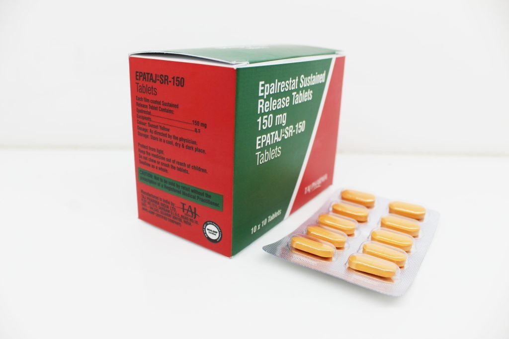 Epalrestat Sustained Release Tablets 150mg Manufacturer from Mumbai