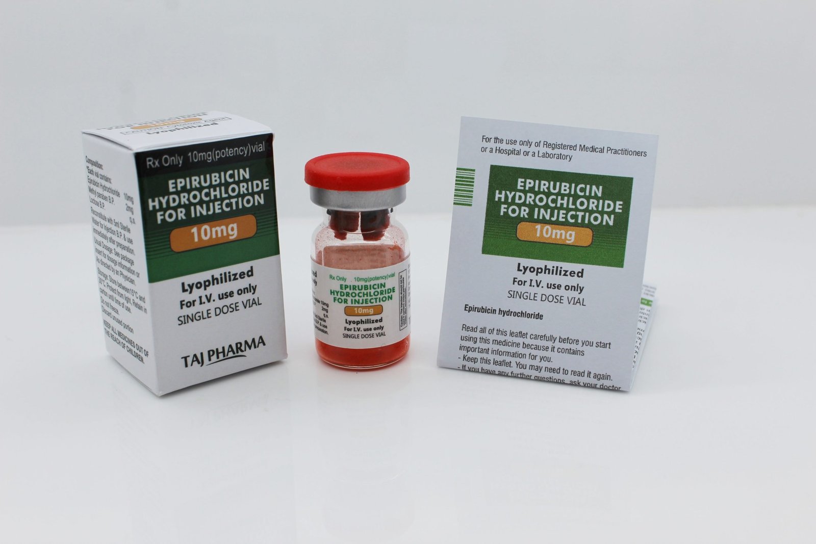 Epirubicin Hydrochloride for Injection 10 mg Manufacturer FDA Approved