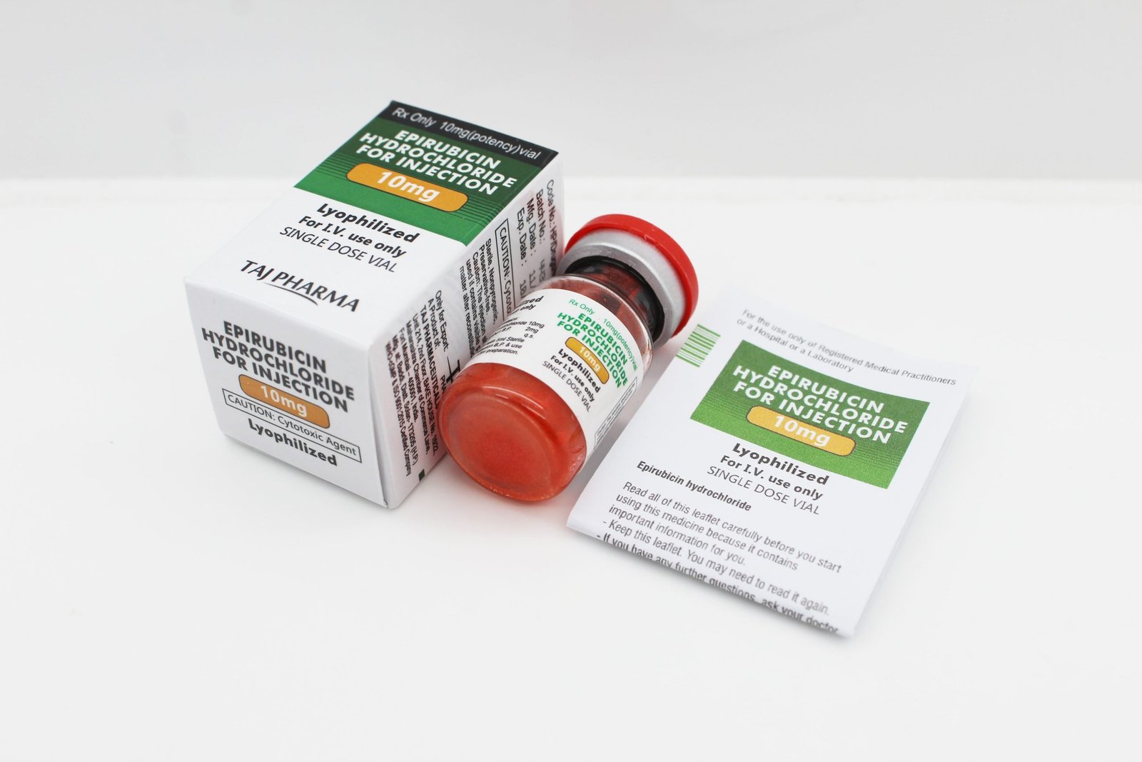 Epirubicin Hydrochloride for Injection 10 mg PCD Pharma Franchise Manufacturer and Supplier