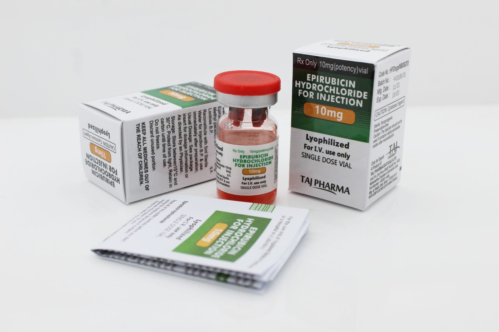 Third Party Epirubicin Hydrochloride for Injection 10 mg Manufacturer & Suppliers in India