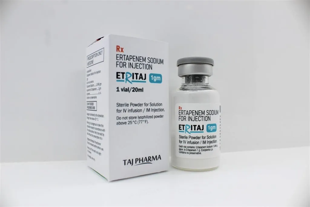 Ertapenem Injection 1gm Manufacturers India & Pioneer Exporters