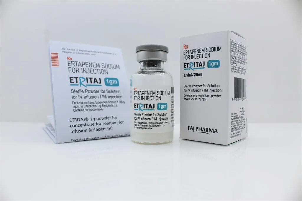 Ertapenem Sodium For Injection Suppliers, Exporters in India