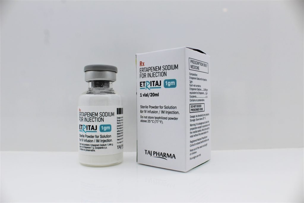 Ertapenem Sodium For Injection 1gm Manufacturers