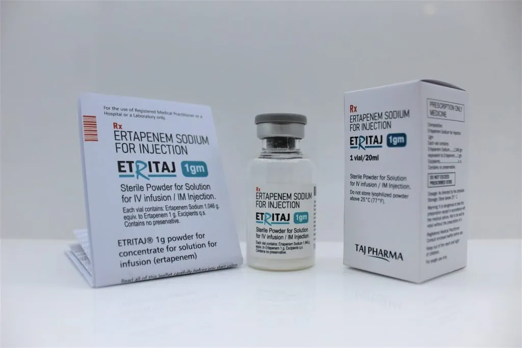 Ertapenem Sodium For Injection 1gm Wholesalers in India