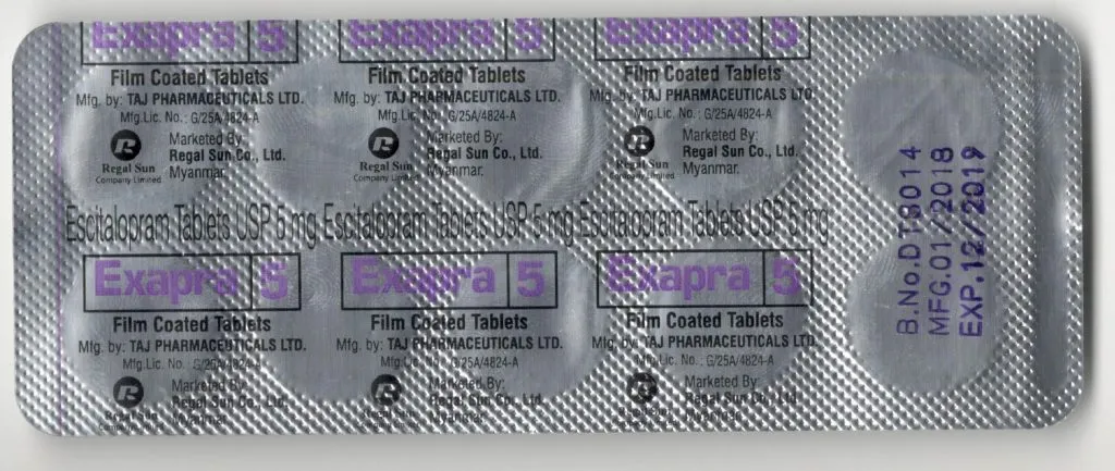 Escitalopram dosing, indications, interactions