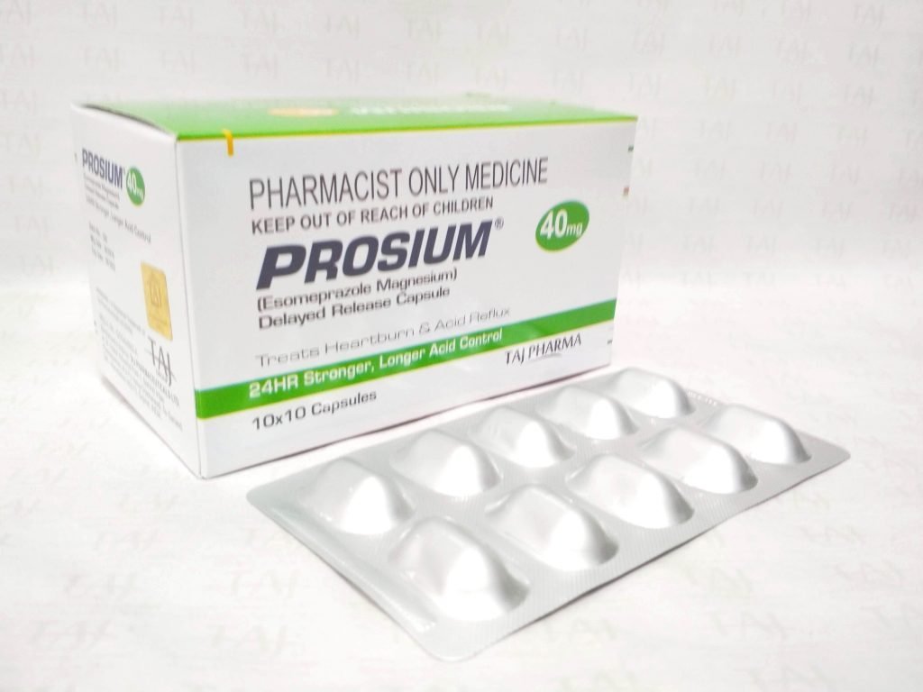 Esomeprazole Magnesium Capsule 40 mg Taj Pharma