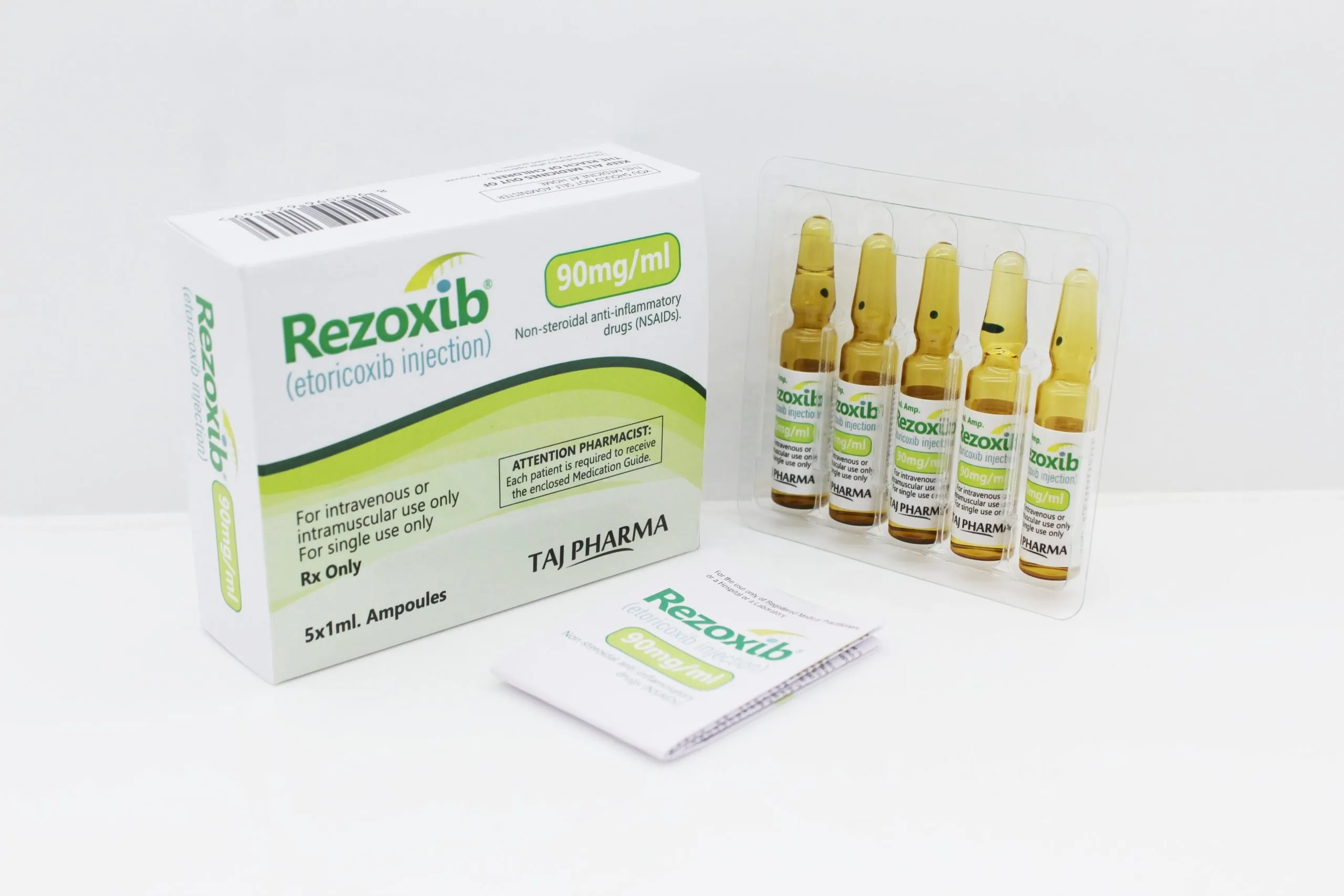 Etoricoxib Injection 90mg/ml Best Price in Mumbai Maharashtra Taj Pharma