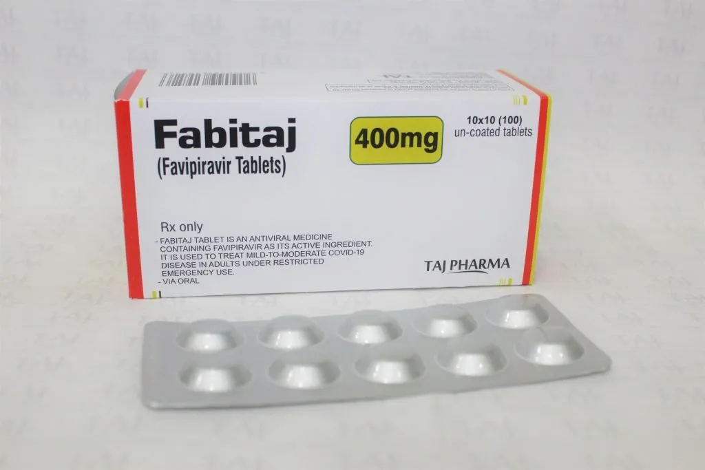 Favipiravir 400mg Tablets manufacturer in India, Favipiravir 400mg Tablets suppliers in India, Favipiravir 400mg Tablets exporters in India, Favipiravir 400mg Tablets manufacturer from India, Favipiravir 400mg Tablets suppliers, Favipiravir 400mg Tablets, Favipiravir 400mg Tablets Taj Pharmaceuticals