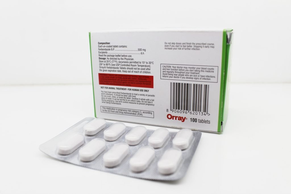 Fenbendazole Tablets 500mg Manufacturer from Mumbai