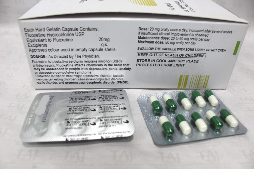 Fluoxetine Capsules USP-20mg -Taj Pharma