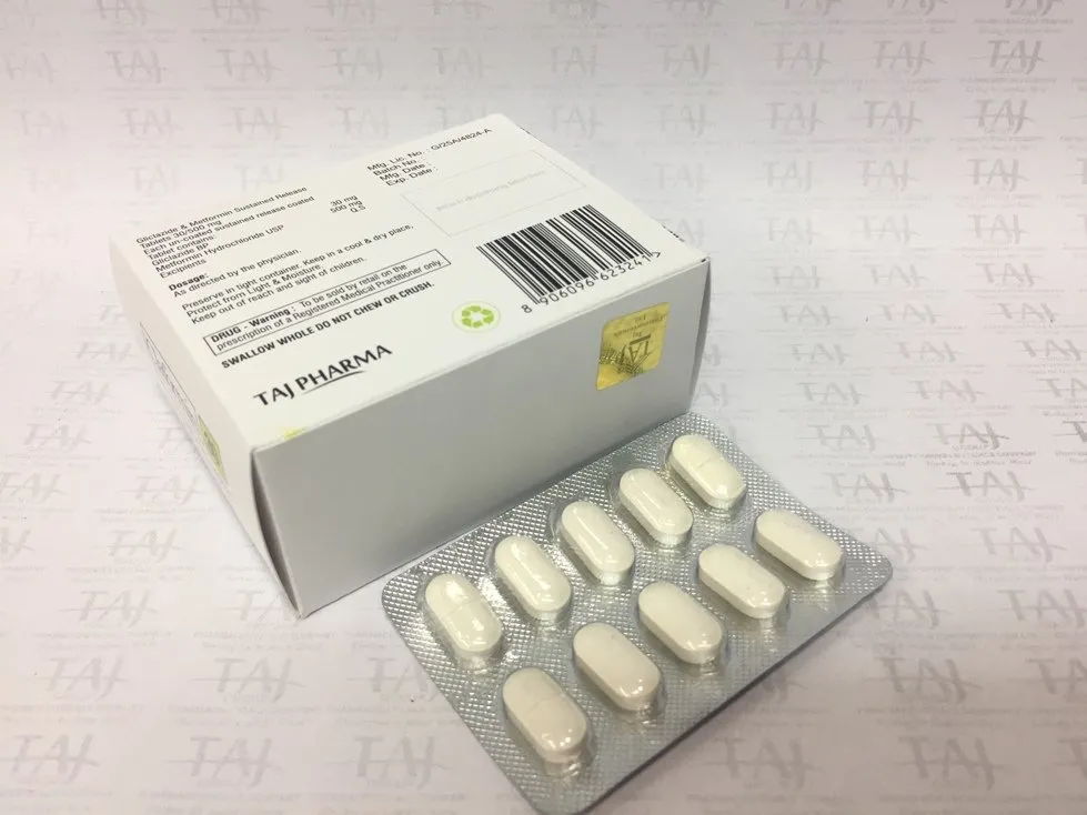 GLICLAZIDE & METFORMIN SUSTAINED RELEASE TABLETS 30-500 MG (CLAFORMIN 30) TABLETS